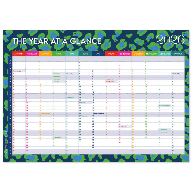 2026 Desk Calendar - Lumo Leopard
