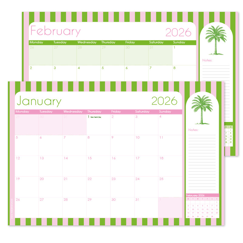 2026 Desk Calendar - Palm Royale
