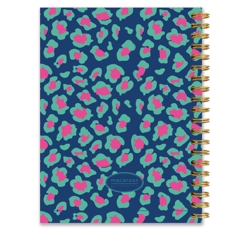 Personalised Journal - Lumo Leopard - Sapphire