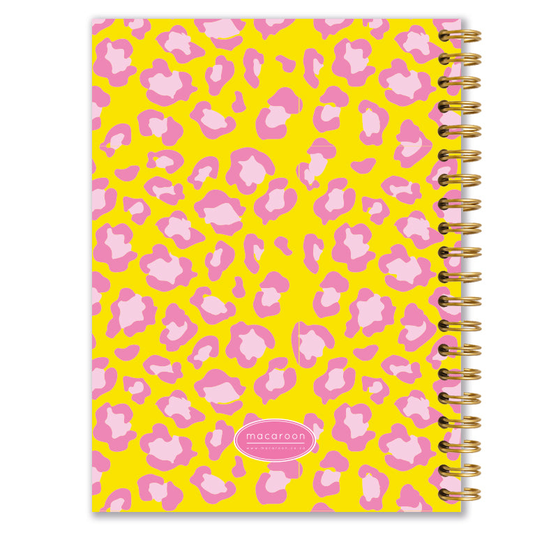 Personalised Journal - Lumo Leopard - Sorbet