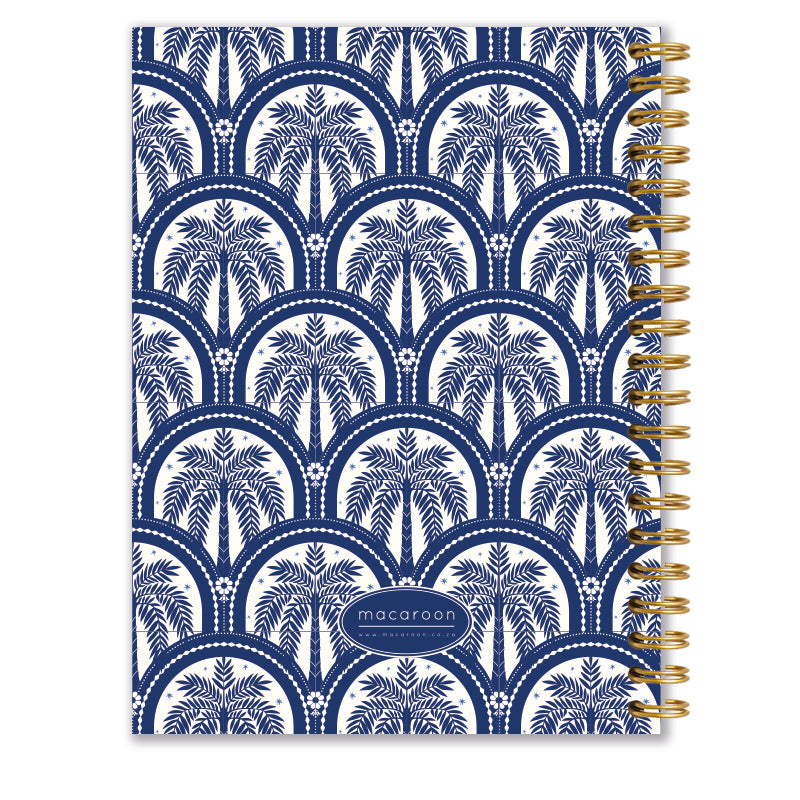Personalised Journal - Palm Beach Navy