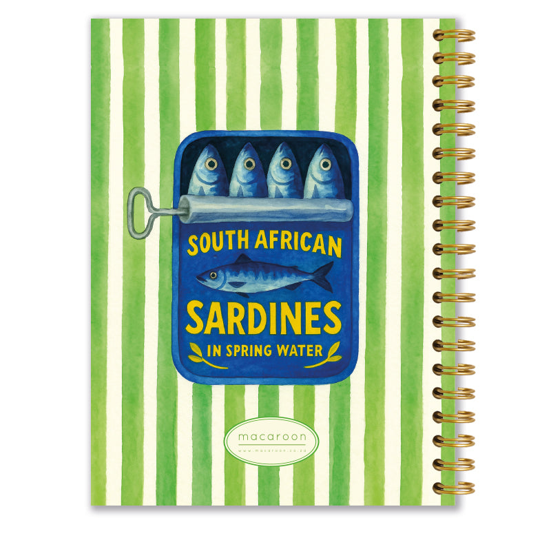Personalised Journal - Sardine Tin