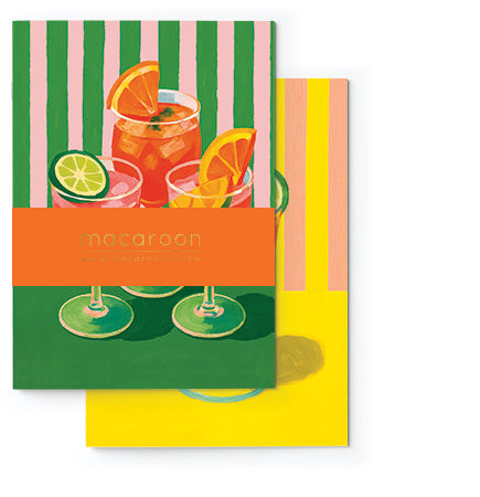 Soft Journal Set - Amalfi Cocktails