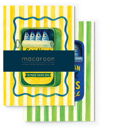 Soft Journal Set - Amalfi Sardines