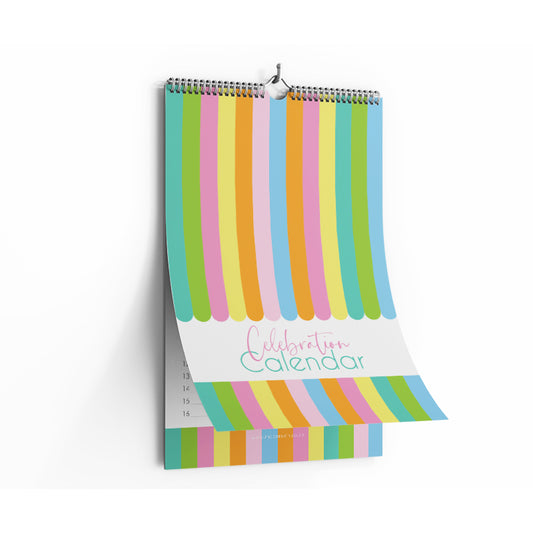 Celebration Calendar - Sorbet Stripe