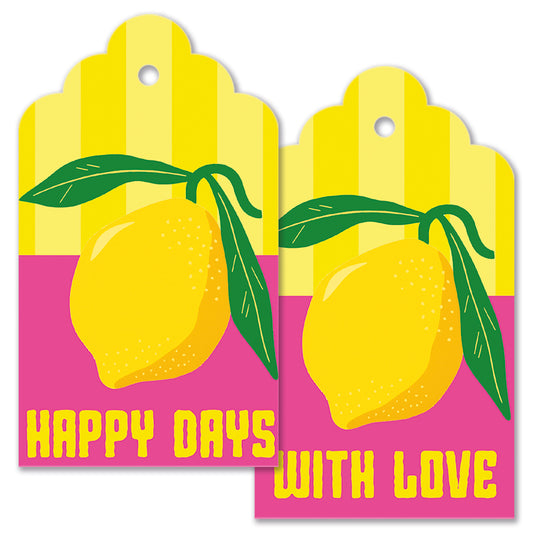 Tag Set - Amalfi Lemon