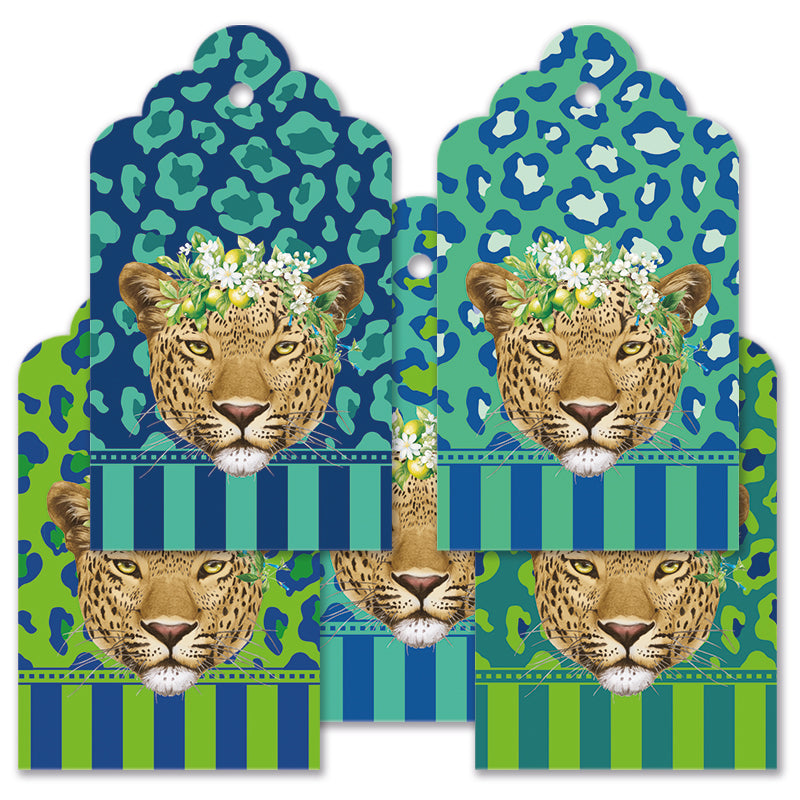 Tag Set - Lumo Leopard - Tanzanite