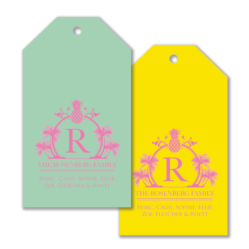 Personalised Gift Tag Set - Sorbet