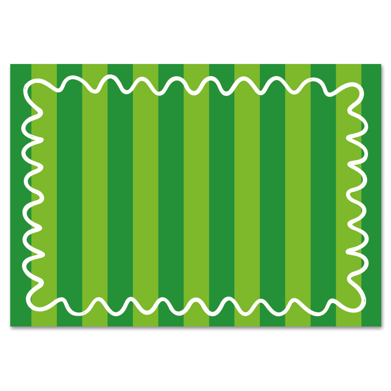 Disposable Placemats - Apple Stripe