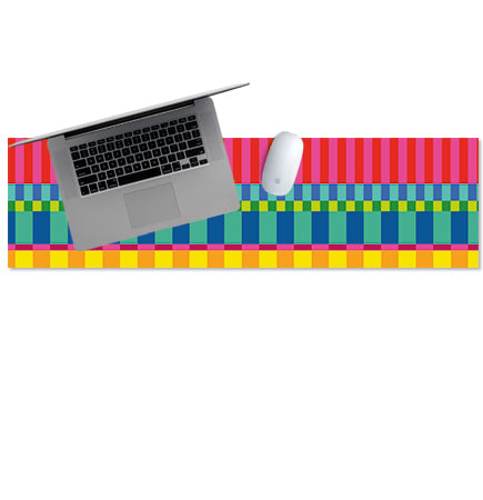 Designer Tech Strip / Desk Mat - Circus Stripe