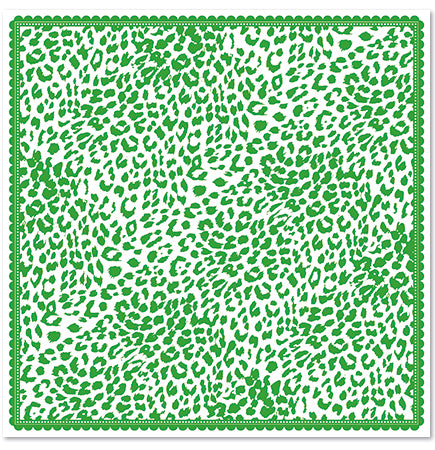 Disposable Luxury Napkins - Leopard - Emerald