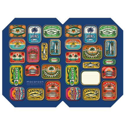 Designer Book Cover Set - Sun Soaked Sardines