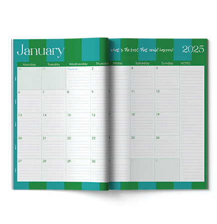 2025 A4 Planning Book - Aperol Shuffle