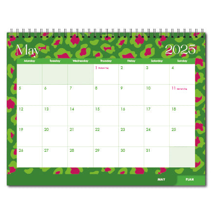 2025 Tabbed A5 Tent Calendar