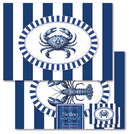 Disposable Placemats - Sicilian Seaside