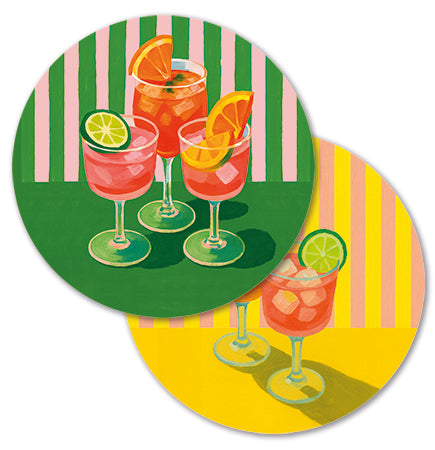 Disposable Coaster Set - Amalfi Cocktails