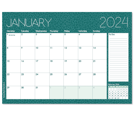 2024 Desk Calendar - Wildside
