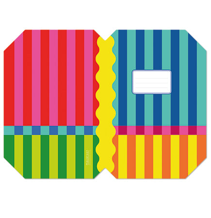 Designer Book Cover Set - Circus Stripe