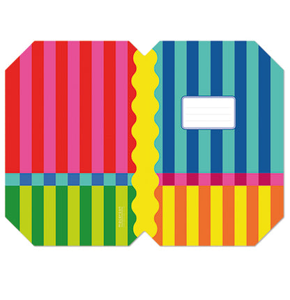 Designer Book Cover Set - Circus Stripe