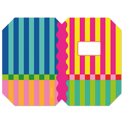 Designer Book Cover Set - Circus Stripe