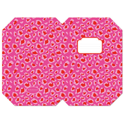 Designer Book Cover Set - Ruby Leopard