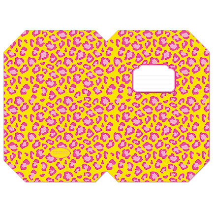 Designer Book Cover Set - Ruby Leopard