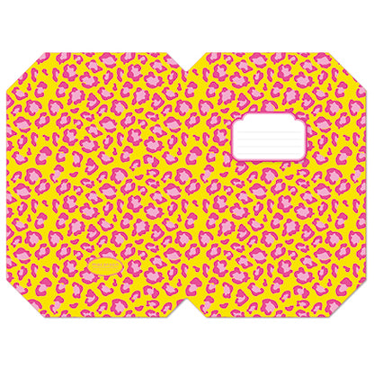 Designer Book Cover Set - Ruby Leopard