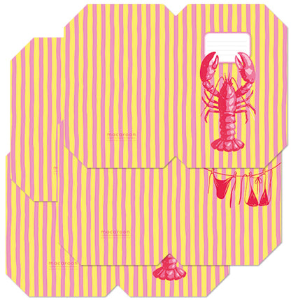 Designer Book Cover Set - Sorbet Seaside