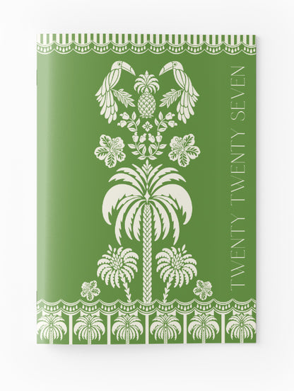 2027 A4 Planning Book - Palm & Plume