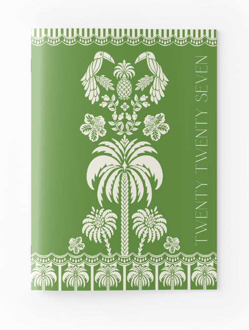2027 A4 Planning Book - Palm & Plume