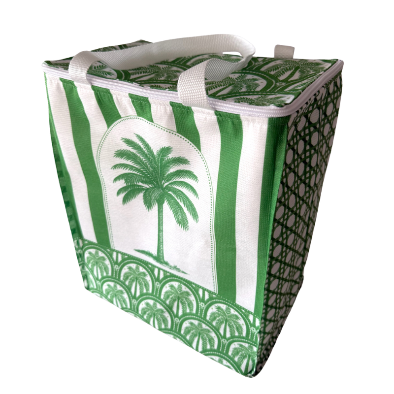 Insulated Cooler Bag - Emerald Palm