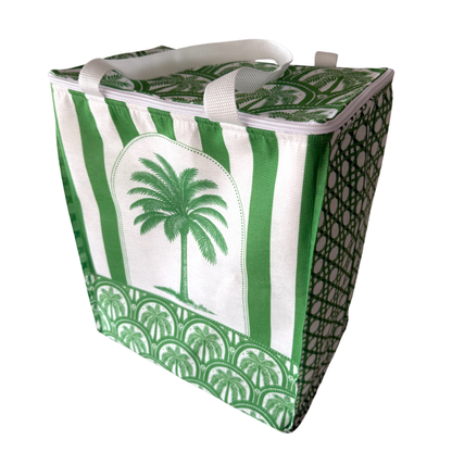 Insulated Cooler Bag - Emerald Palm