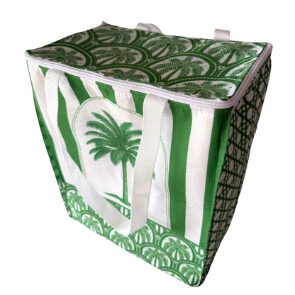 Insulated Cooler Bag - Emerald Palm