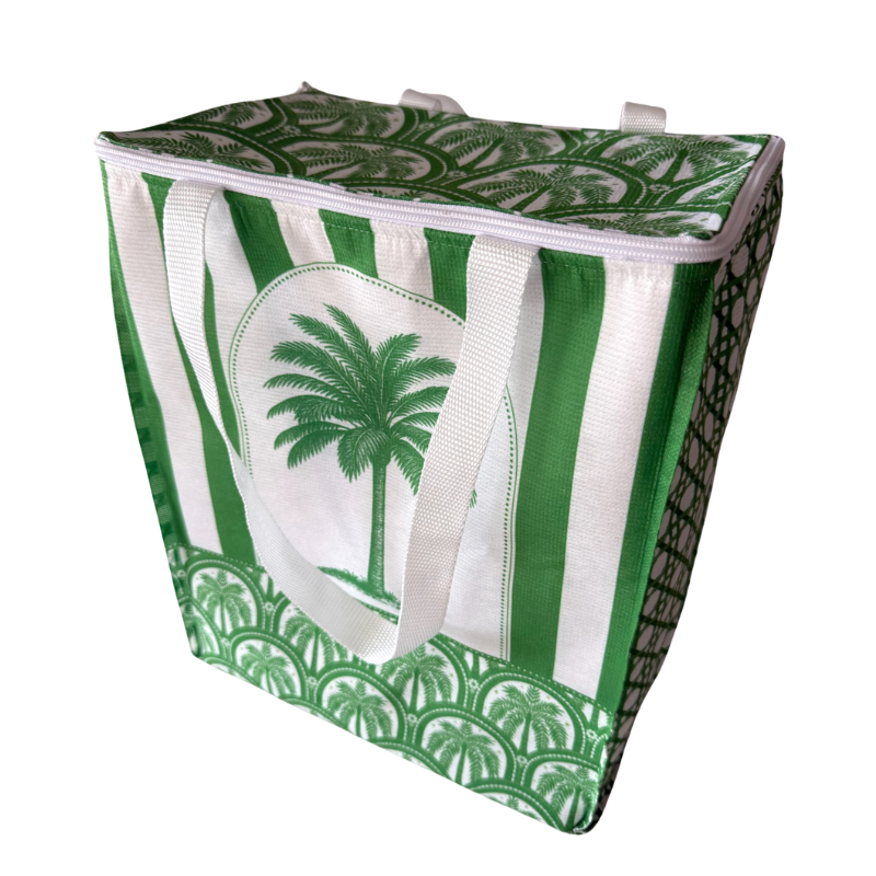 Insulated Cooler Bag - Emerald Palm