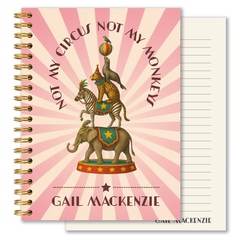 Personalised Journal - Circus Monkey