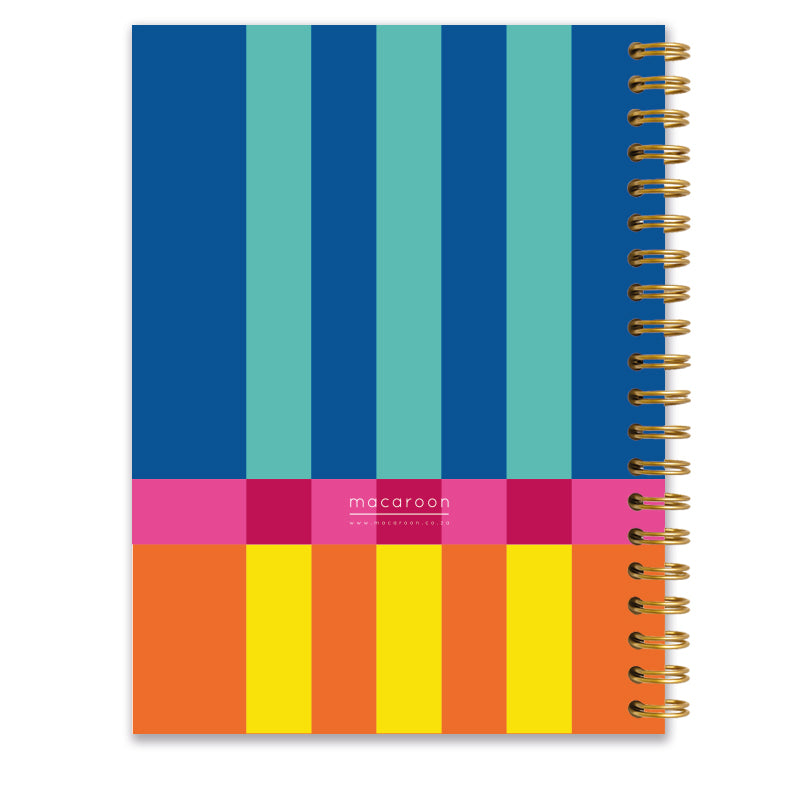 Personalised Journal - Circus Stripe - Obsession