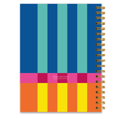 Personalised Journal - Circus Stripe - Obsession