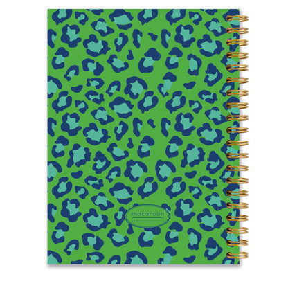 Personalised Journal - Lumo Leopard - Emerald