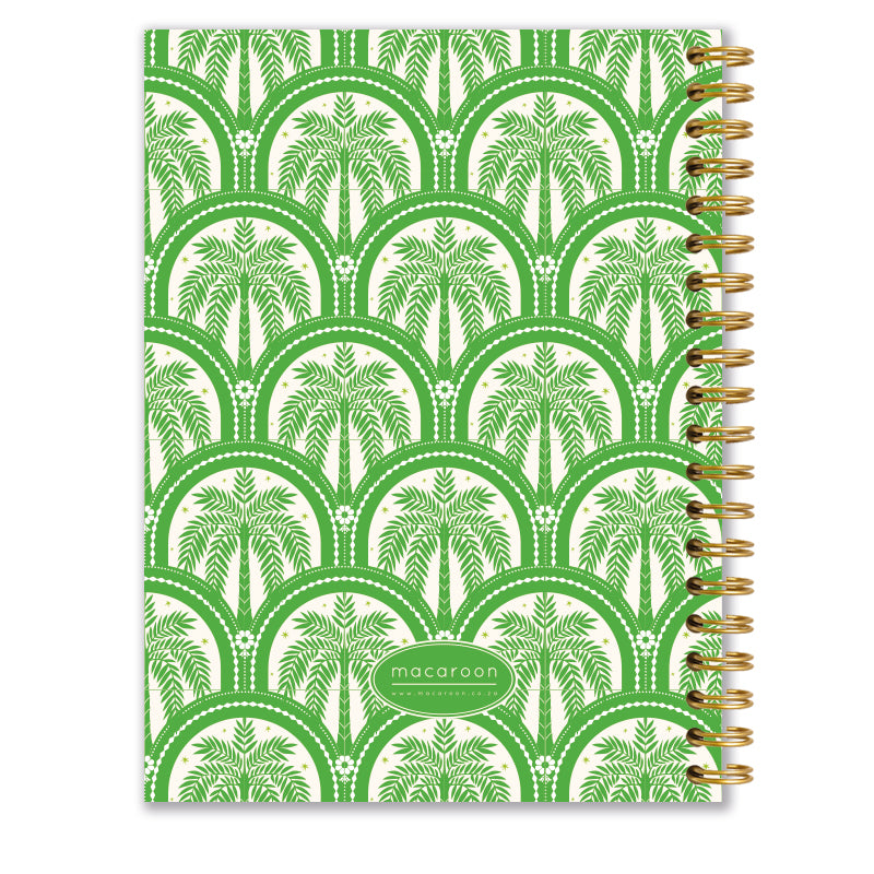 Personalised Journal - Palm Beach Green