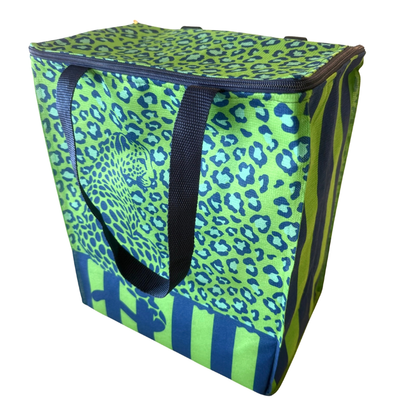 Insulated Cooler Bag - Lumo Leopard - Emerald