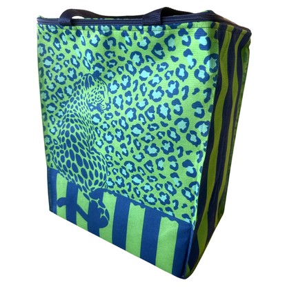 Insulated Cooler Bag - Lumo Leopard - Emerald