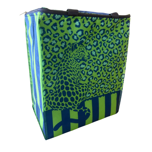 Insulated Cooler Bag - Lumo Leopard - Emerald