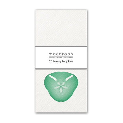 Disposable Slim Luxury Napkins - Seaglass Pansy