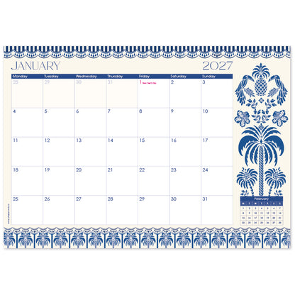 2027 Desk Calendar - Palm & Plume