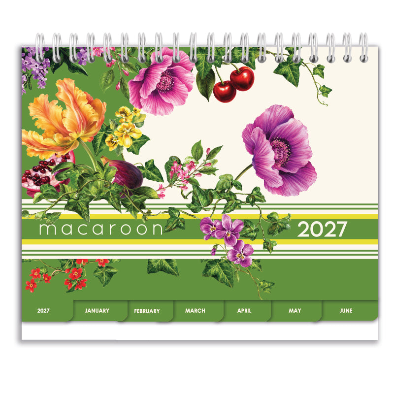 2027 Tabbed A5 Tent Calendar - Berry & Bloom