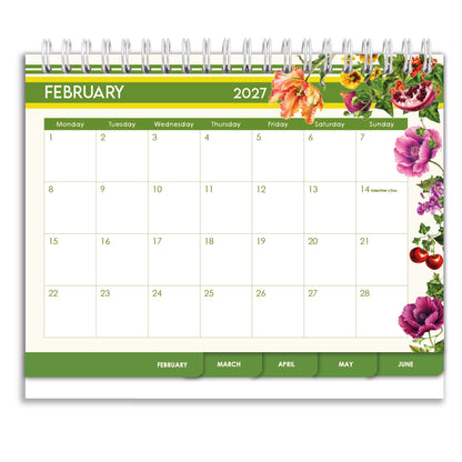 2027 Tabbed A5 Tent Calendar - Berry & Bloom