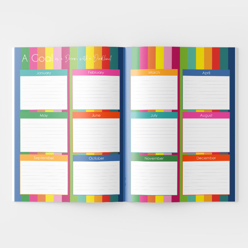 2026 A4 Planning Book - Lumo Leopard - Coral