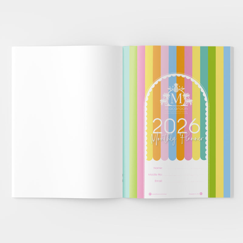 2026 A4 Planning Book - Palm Beach Green