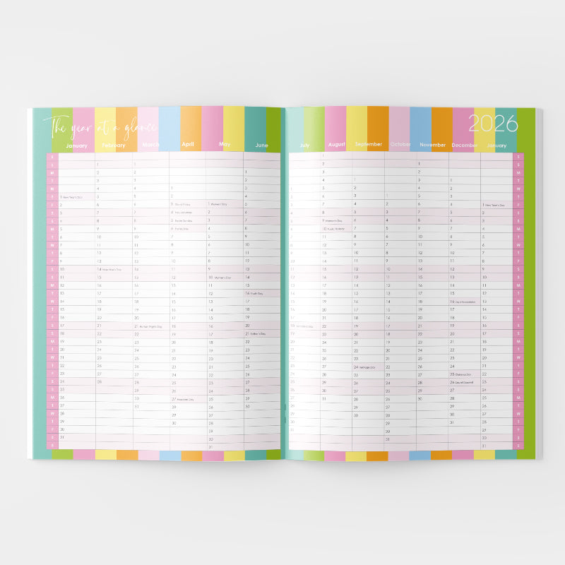 2026 A4 Planning Book - Palm Beach Green