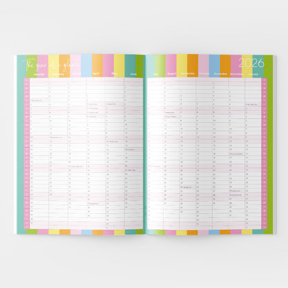 2026 A4 Planning Book - Palm Beach Green